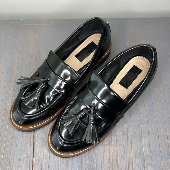 Pier 4 Black Patent Loafers - Picture 1 of 9